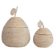 Woven Pear Basket  - Set
