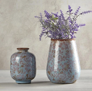 Vintage Periwinkle Small Vase