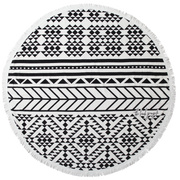 The Aztec Round Beach Towel